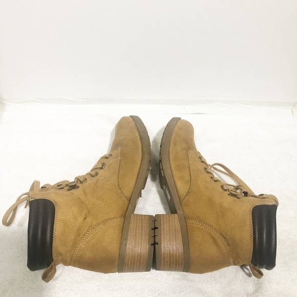 Soda faux suede lace and side zip bootie. - Picture 4 of 6